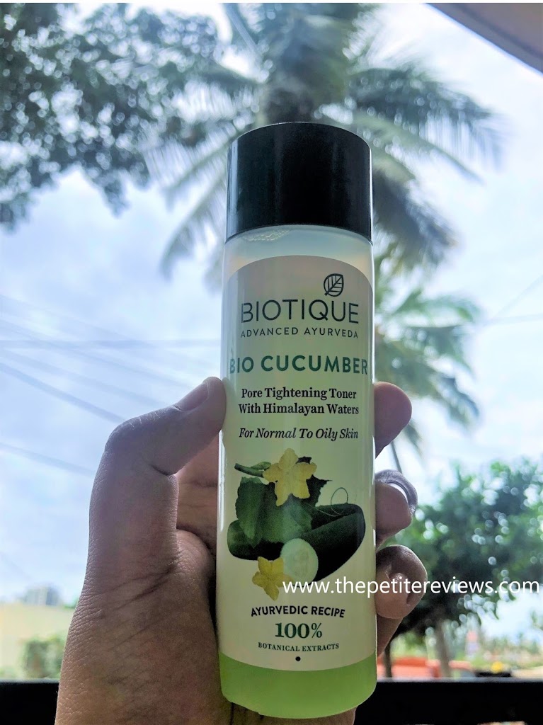 Biotique Bio cucumber pore tightening toner review