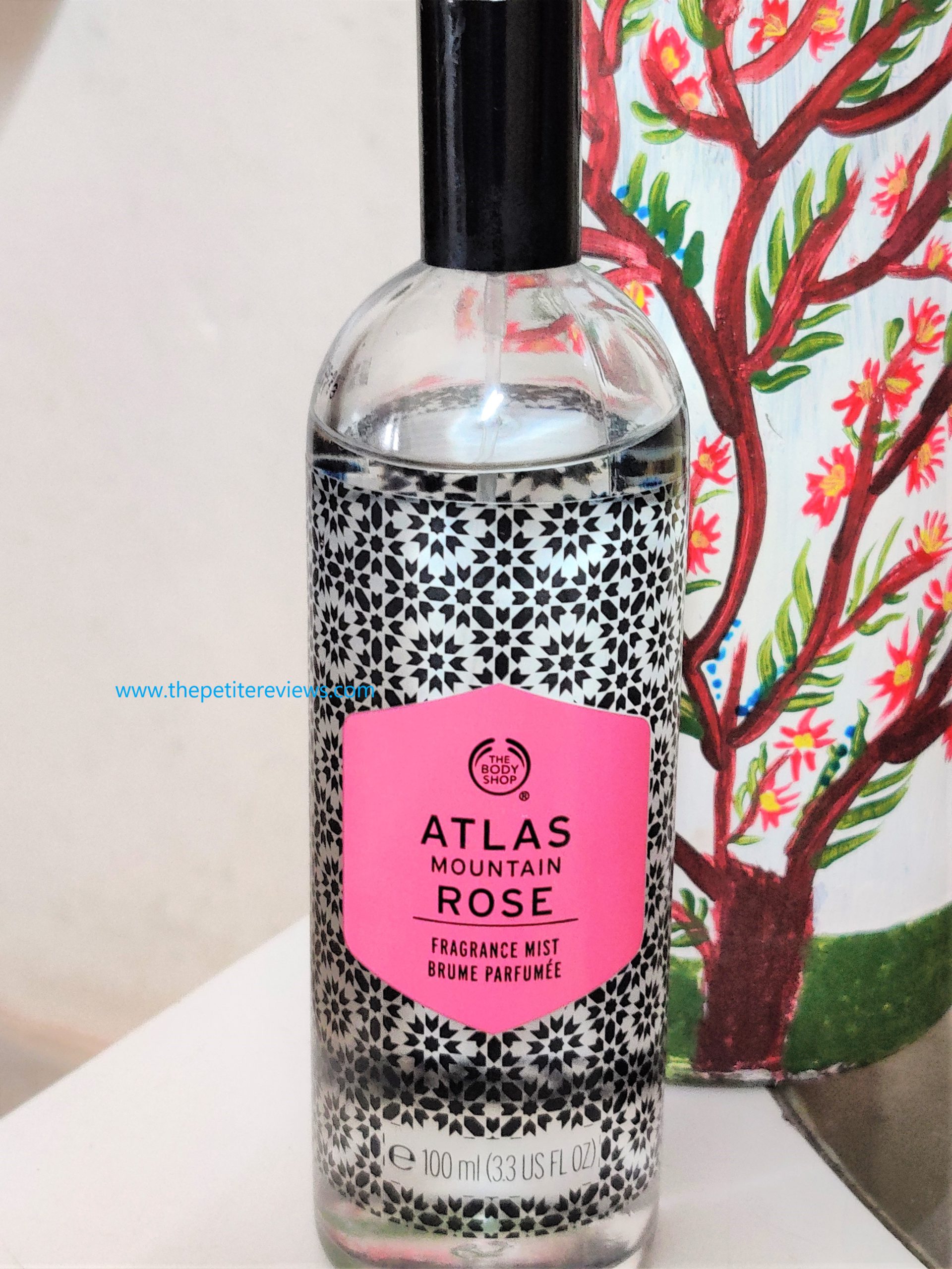 The Body Shop Atlast Mountain Rose Perfume Review - Fragrance Mist Brume Perfumee