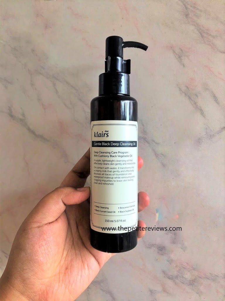 Klairs Gentle Black Deep Cleansing Oil Review