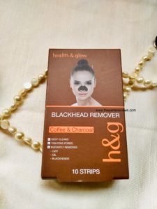 Health and Glow Blackhead Remover Nose Strip Review - Coffee and Charcoal